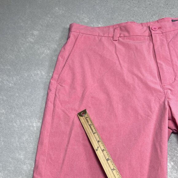 Vineyard Vines Shorts Mens SZ 38 Sailors Red/Pink Salmon Performance Inseam 9” - Picture 14 of 14